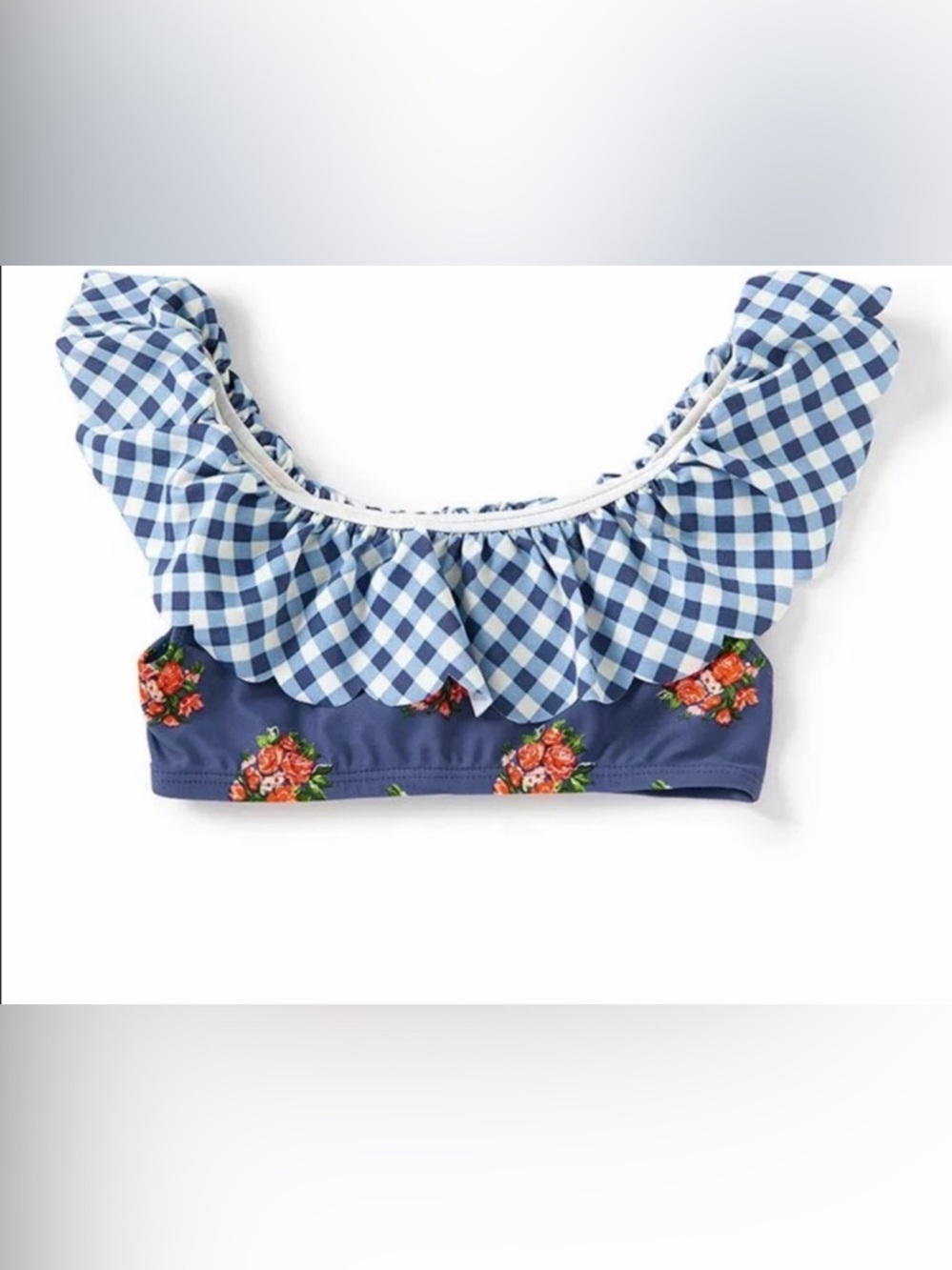 Matilda Jane Fish in the Water Swim Top Girls Sz 10 Americana